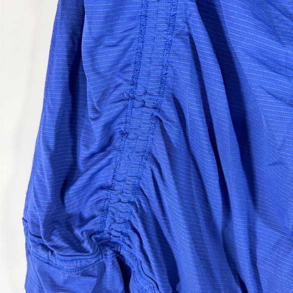 Lululemon Ruched Blue Racerback Tank - Picture 4 of 6